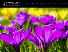 Tablet Screenshot of blumen-ambiente.eu